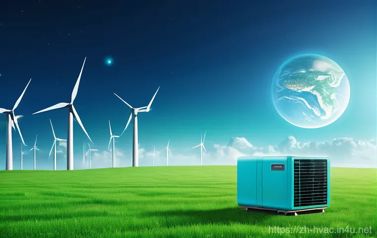 공조냉동기계와 지속 가능한 기술 - **Prompt 1: Smart Home Comfort and Energy Savings**
    "A brightly lit, contemporary living room de...