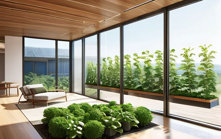 공조냉동기계와 지속 가능한 기술 - **Prompt 2: Green Refrigerants and Global Environmental Protection**
    "A powerful conceptual imag...