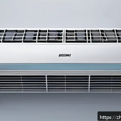공조냉동기계 기술자와 국제 기준 - A modern air conditioning unit featuring a compact microchannel heat exchanger with multi-flow chann...